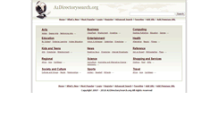 Desktop Screenshot of a1directorysearch.org
